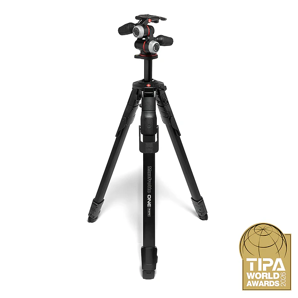 Manfrotto MKONEPA-3W Trípode Fotografía Control Superior de las Patas y Columna a 90° 1