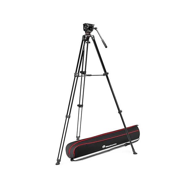 Manfrotto MVK500XAM Tripode de Video Con Patas Dobles y Cabezal Que Permite Tomas Verticales 1