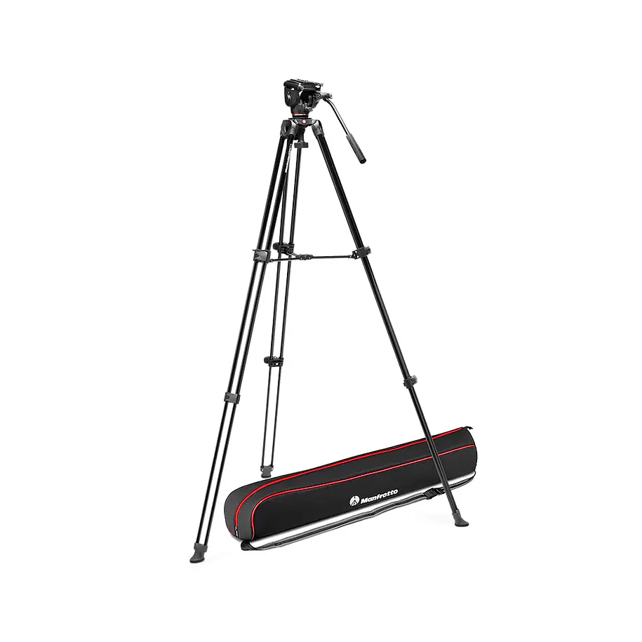 Manfrotto MVK500XAM Tripode de Video Con Patas Dobles y Cabezal Que Permite Tomas Verticales 1