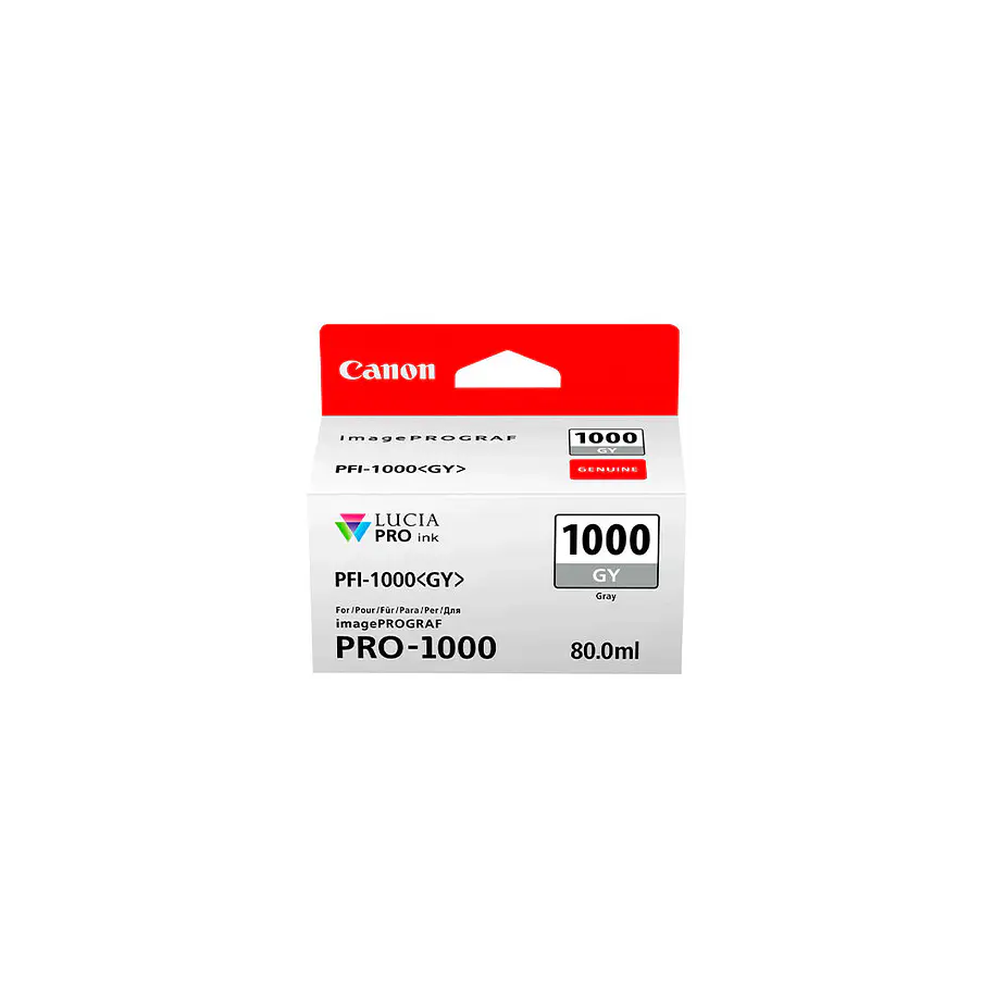 Canon tinta impresora PFI-1000 Gray 1