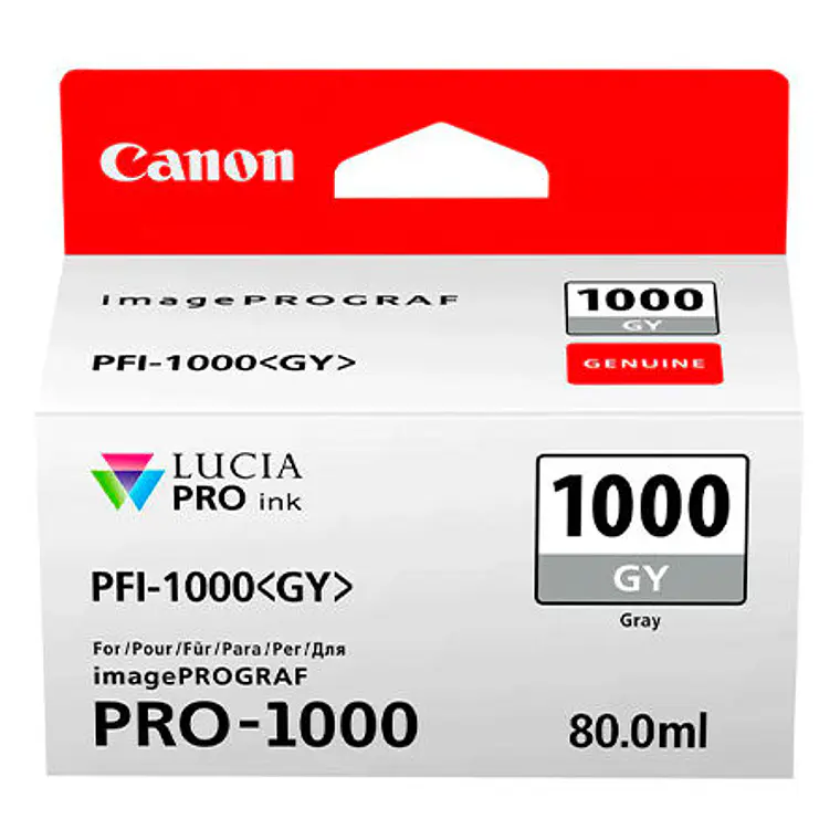 Canon tinta impresora PFI-1000 Gray 1