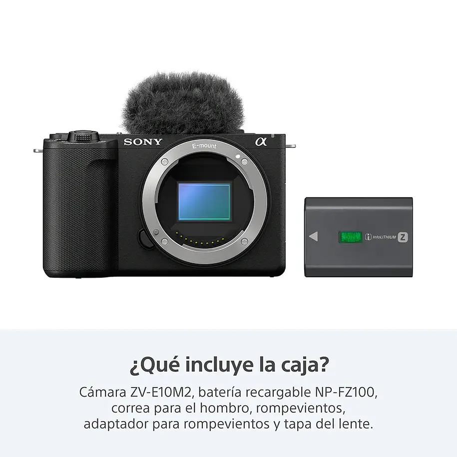 Sony ZV-E10 II Cámara Para Vlogs (Sin Lente)  - ZV-E10M2/BQ E38  19