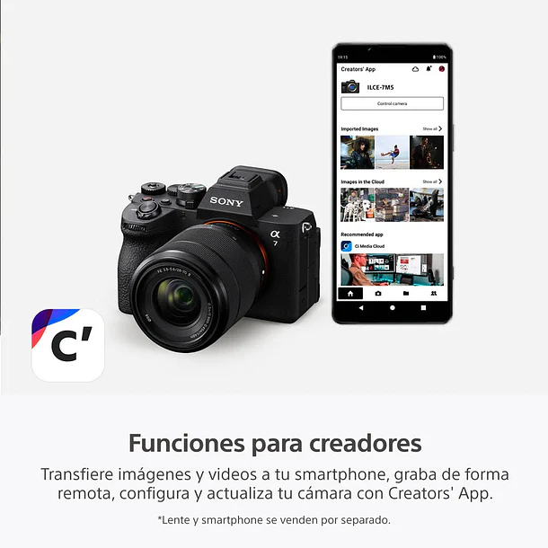 Sony A7 V Cámara Híbrida Full-Frame (Sin Lente) -  ILCE-7M5 E38 13