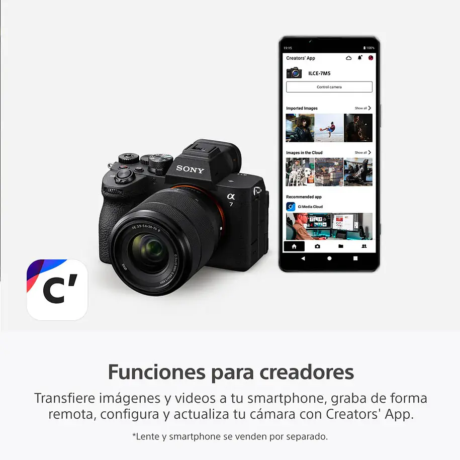 Sony A7 V Cámara Híbrida Full-Frame (Sin Lente) -  ILCE-7M5 E38 13