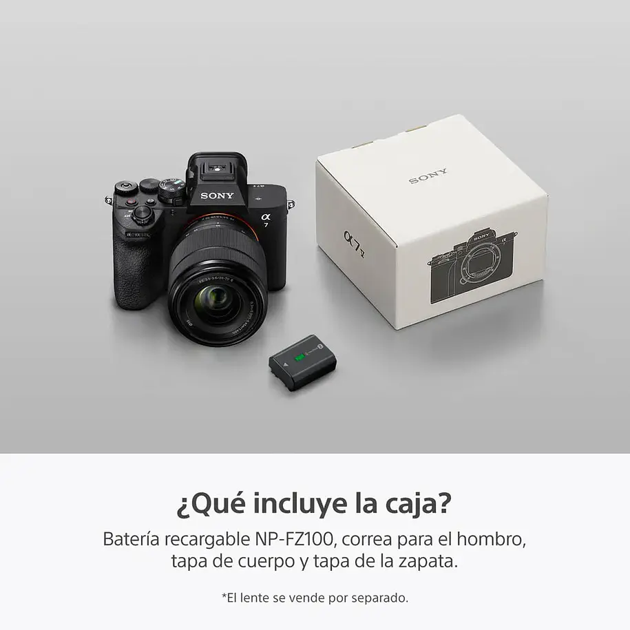 Sony A7 V Cámara Híbrida Full-Frame (Sin Lente) -  ILCE-7M5 E38 14