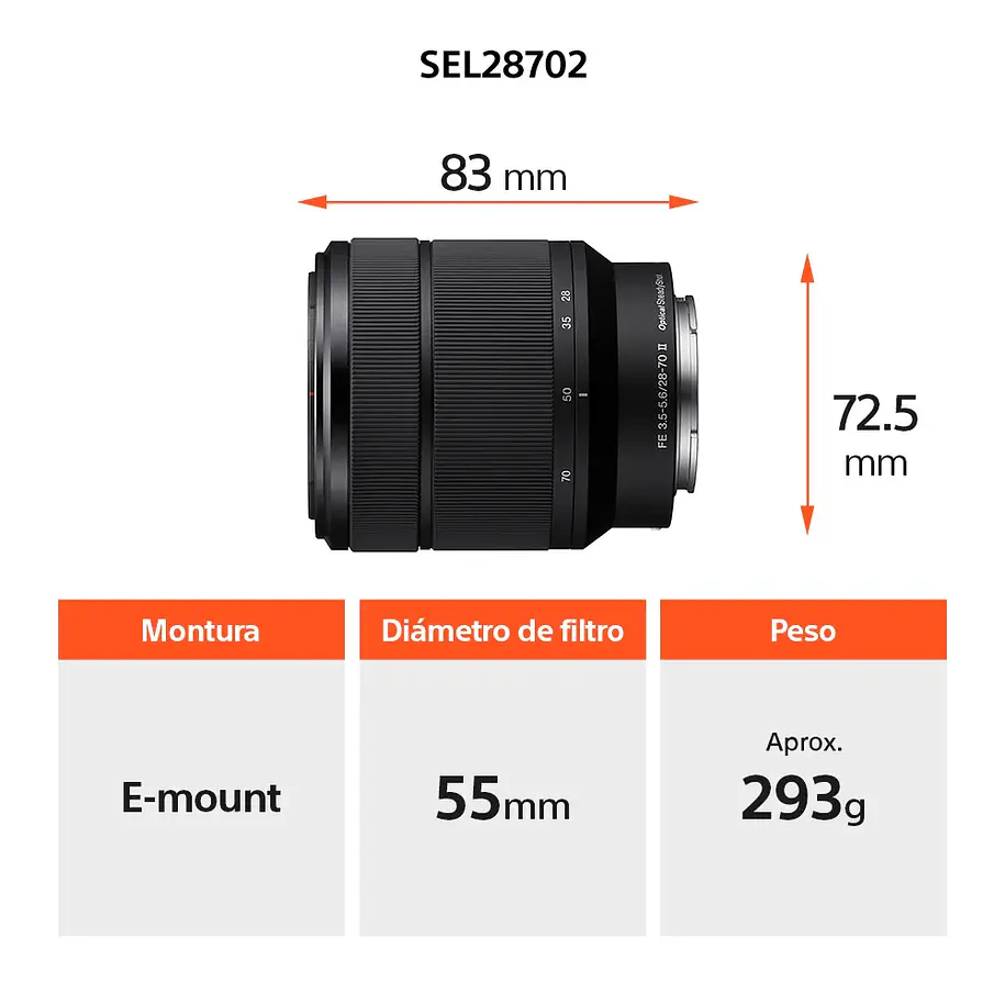 Sony A7 V Cámara Híbrida Full-Frame y Lente 28-70mm 2da Gen - ILCE-7M5M E38 8