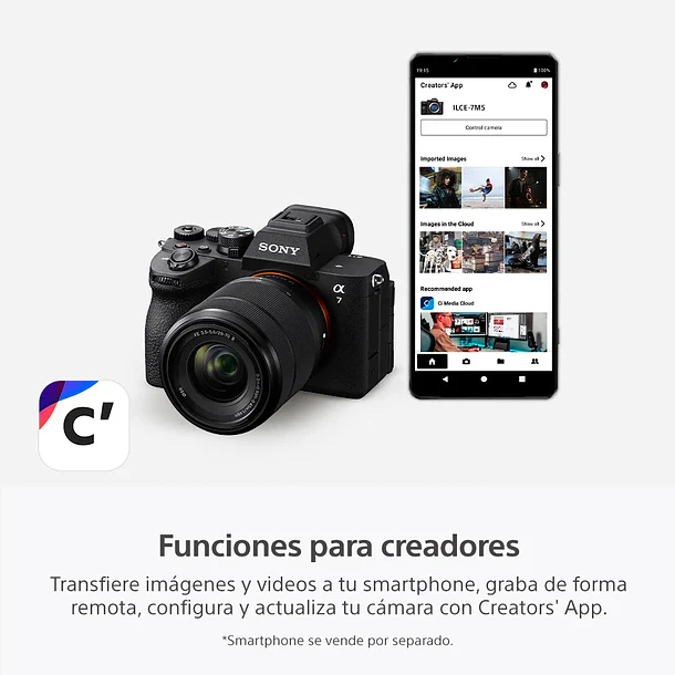 Sony A7 V Cámara Híbrida Full-Frame y Lente 28-70mm 2da Gen - ILCE-7M5M E38 17