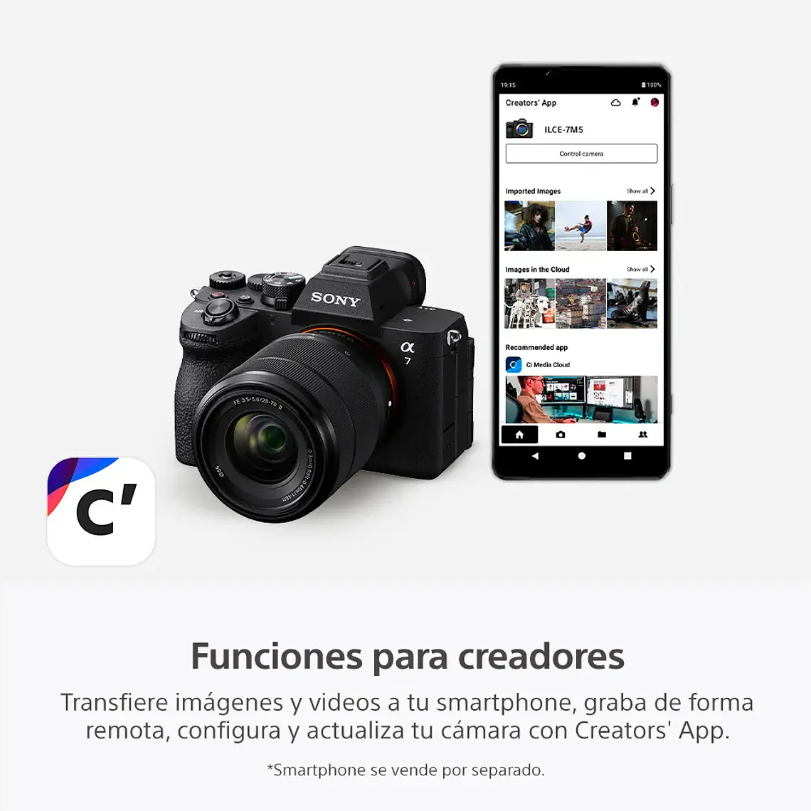 Sony A7 V Cámara Híbrida Full-Frame y Lente 28-70mm 2da Gen - ILCE-7M5M E38 17
