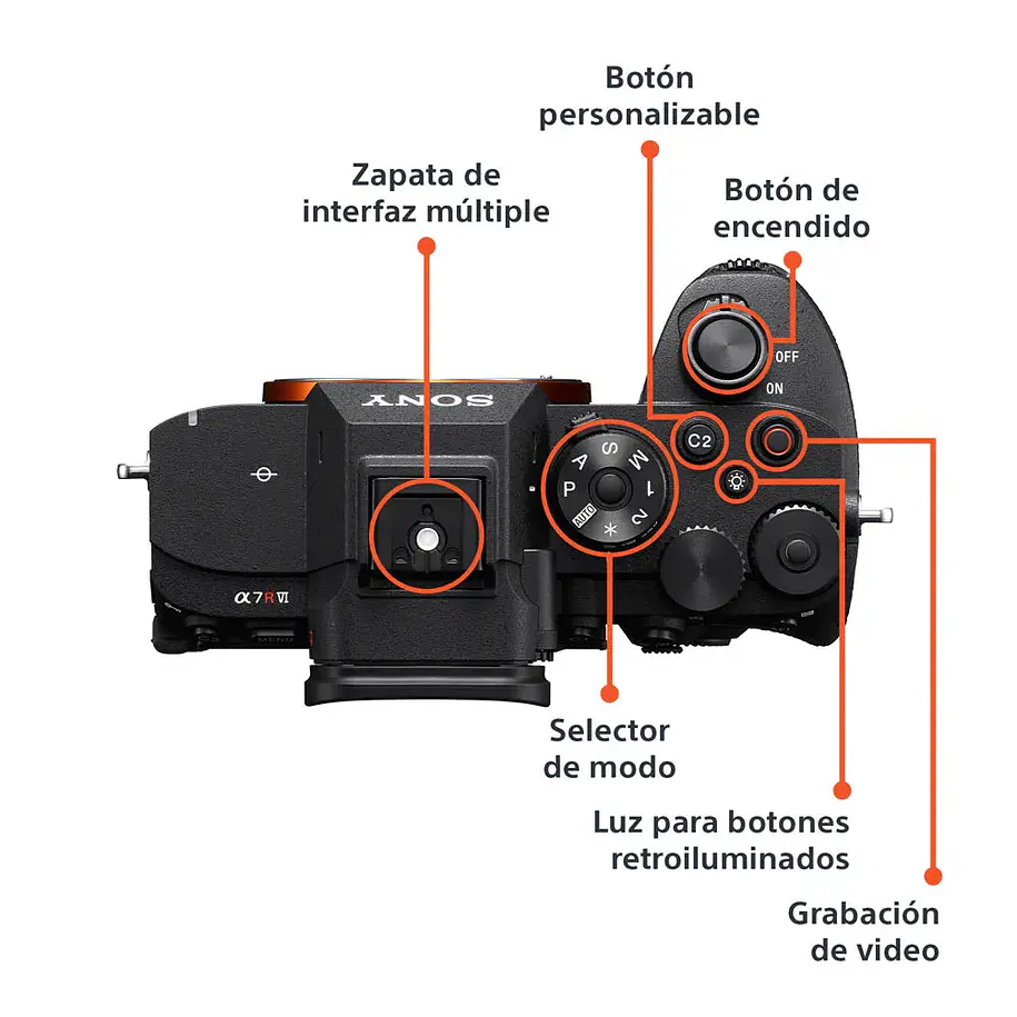 Sony A7R VI Cámara de Alta Resolución Full Frame - ILCE7RM6B.E38  2