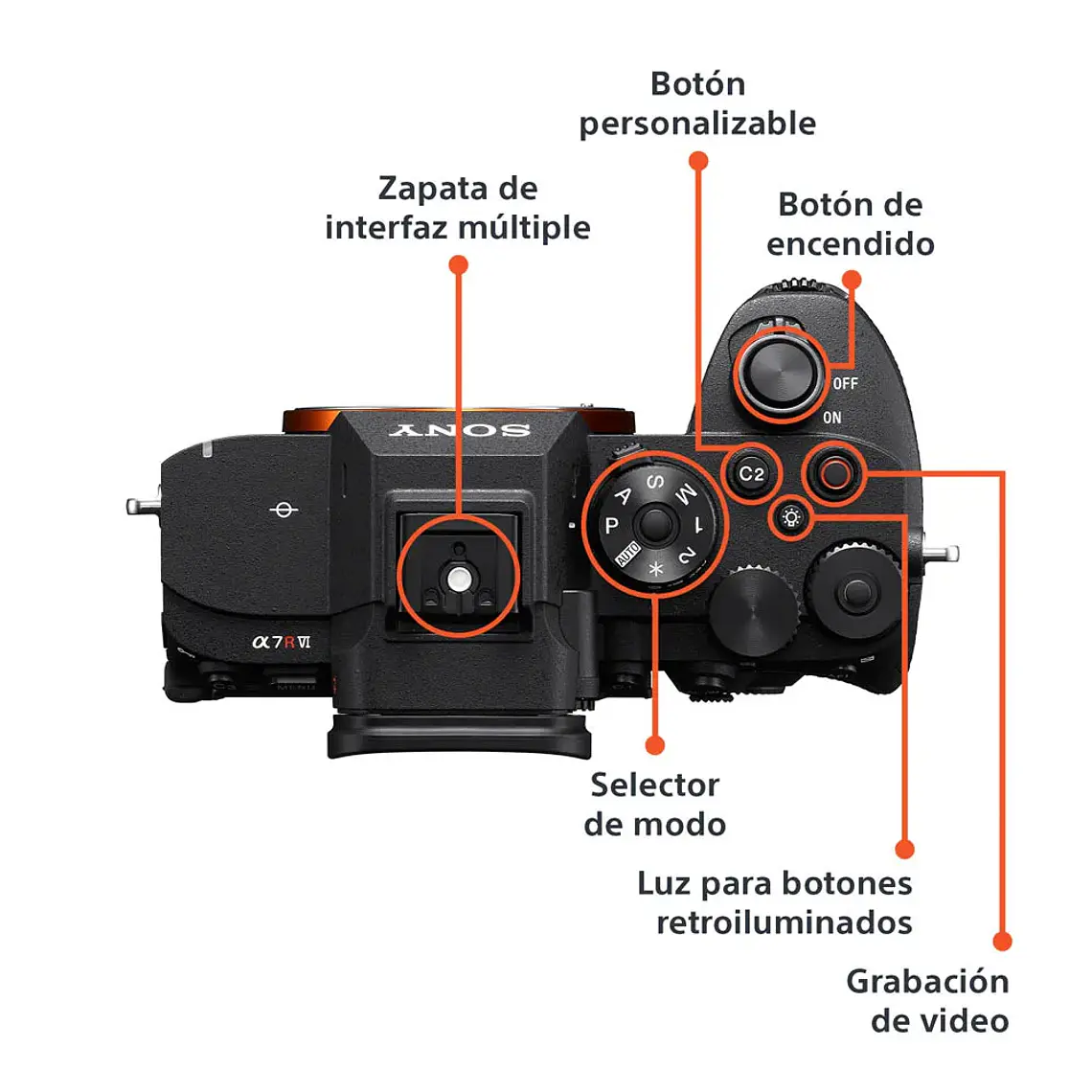 Sony A7R VI Cámara de Alta Resolución Full Frame - ILCE7RM6B.E38  2