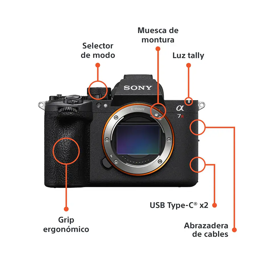 Sony A7R VI Cámara de Alta Resolución Full Frame - ILCE7RM6B.E38  4