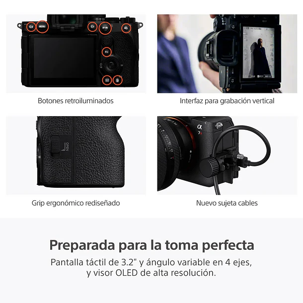 Sony A7R VI Cámara de Alta Resolución Full Frame - ILCE7RM6B.E38  16