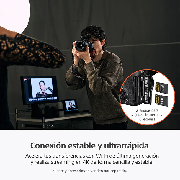 Sony A7R VI Cámara de Alta Resolución Full Frame - ILCE7RM6B.E38  17