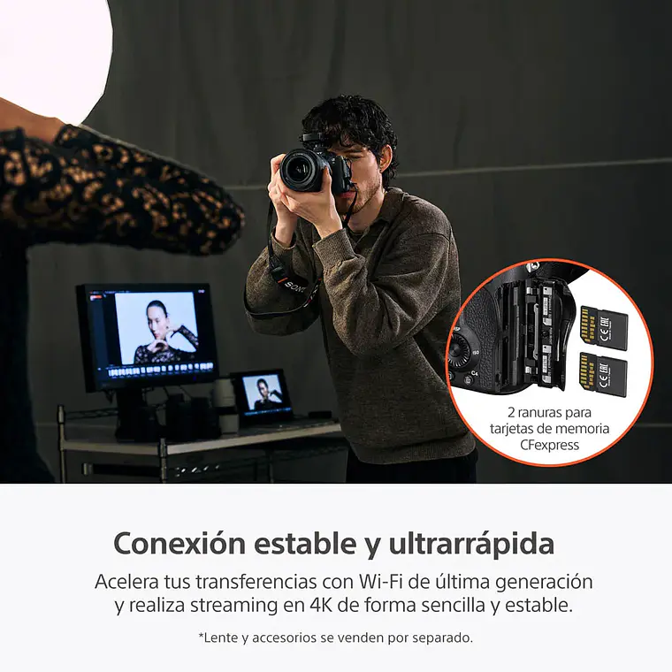 Sony A7R VI Cámara de Alta Resolución Full Frame - ILCE7RM6B.E38  17