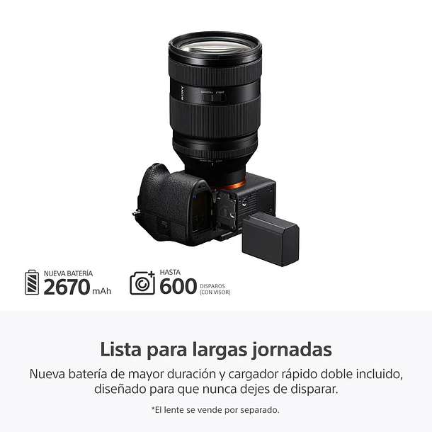 Sony A7R VI Cámara de Alta Resolución Full Frame - ILCE7RM6B.E38  18