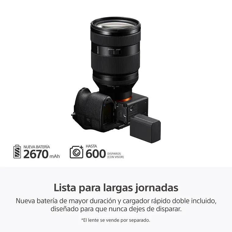 Sony A7R VI Cámara de Alta Resolución Full Frame - ILCE7RM6B.E38  18