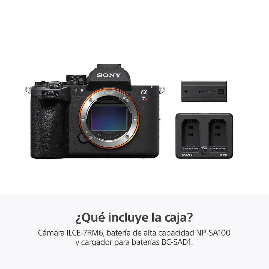 Sony A7R VI Cámara de Alta Resolución Full Frame - ILCE7RM6B.E38  20