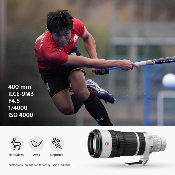 Sony FE 100-400 mm F4.5 GM OSS Lente Zoom Teleobjetivo – SEL100400MCW.SYX 6