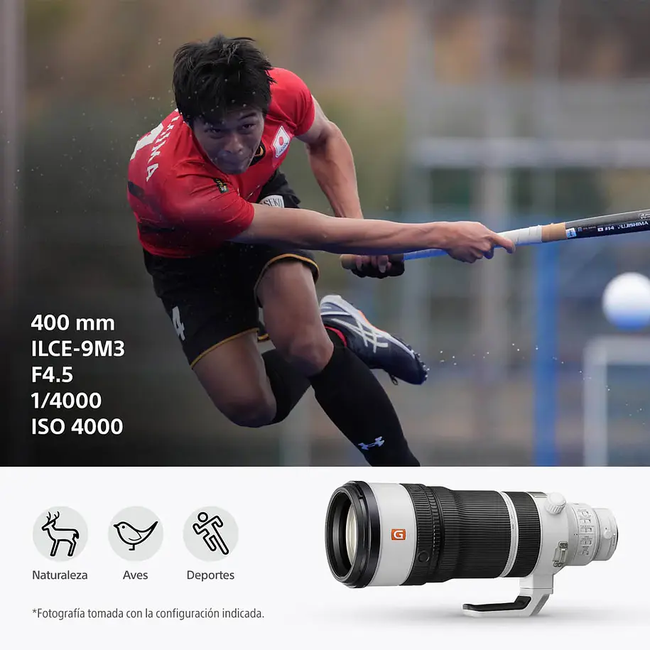 Sony FE 100-400 mm F4.5 GM OSS Lente Zoom Teleobjetivo – SEL100400MCW.SYX 6