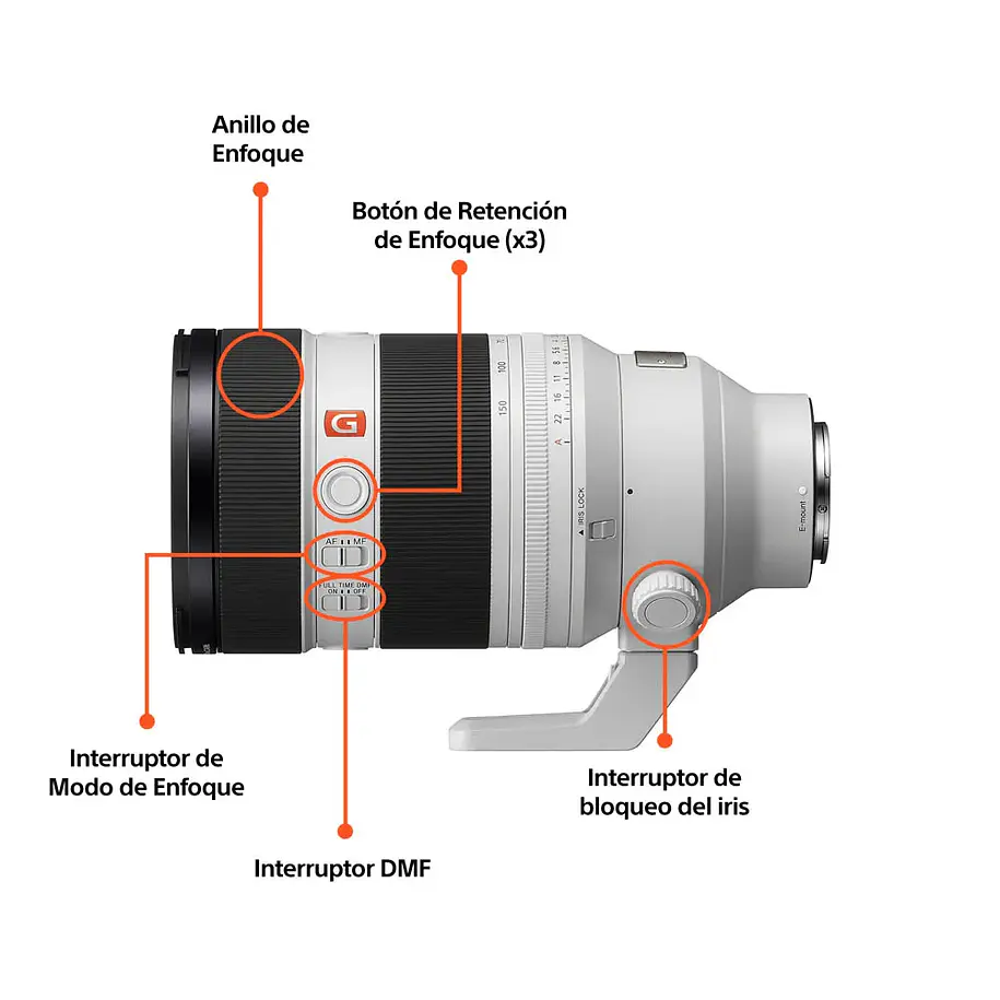 Sony FE de 50-150 mm F2 GM Lente Normal a Semi Teleobjetivo – SEL50150GM.SOLA 7