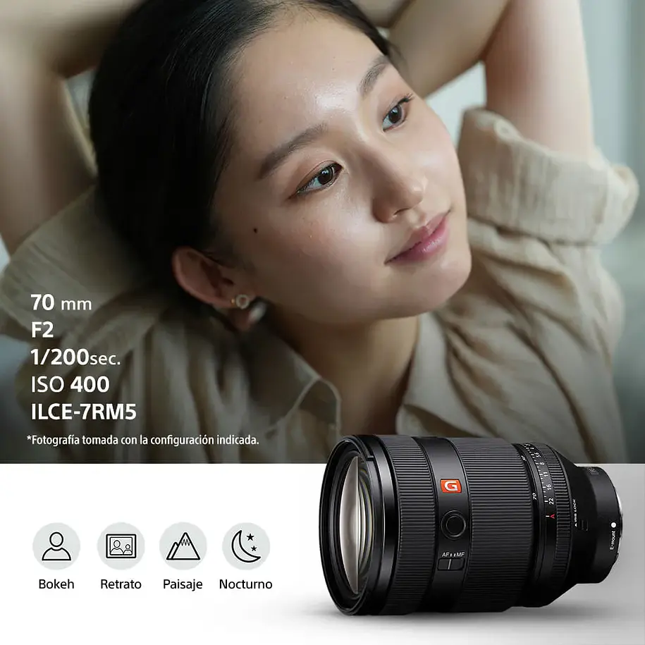 Sony FE de 28-70 mm F2 GM Lente Zoom – SEL2870GM.SOLA 7
