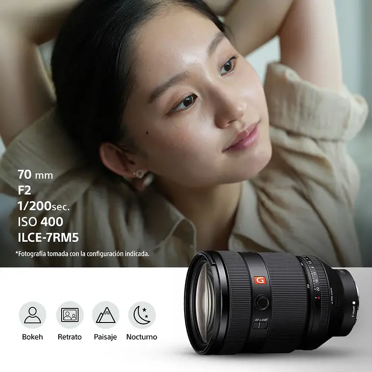 Sony FE de 28-70 mm F2 GM Lente Zoom – SEL2870GM.SOLA 7
