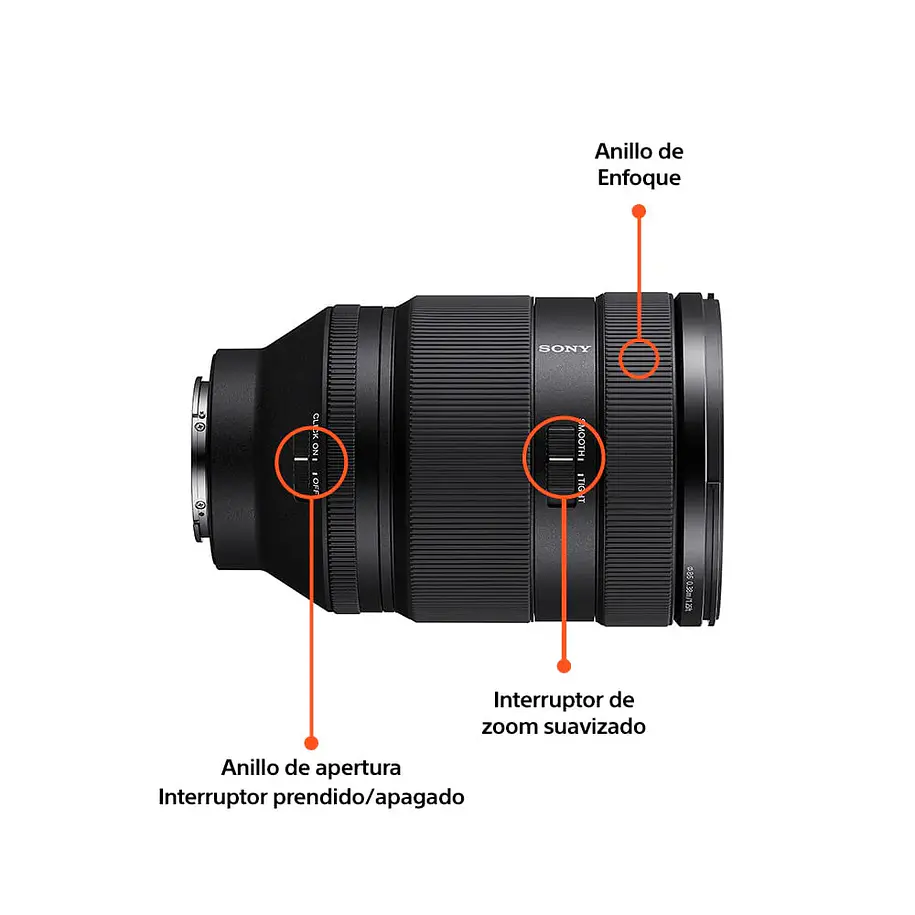 Sony FE de 28-70 mm F2 GM Lente Zoom – SEL2870GM.SOLA 9