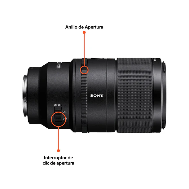 Sony FE 100 mm F2.8 Macro GM OSS Lente Semi Teleobjetivo - SEL100M28GM.SOLA  8