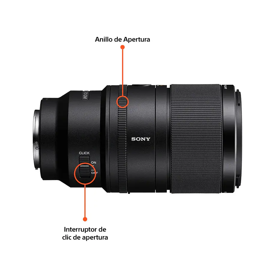Sony FE 100 mm F2.8 Macro GM OSS Lente Semi Teleobjetivo - SEL100M28GM.SOLA  8
