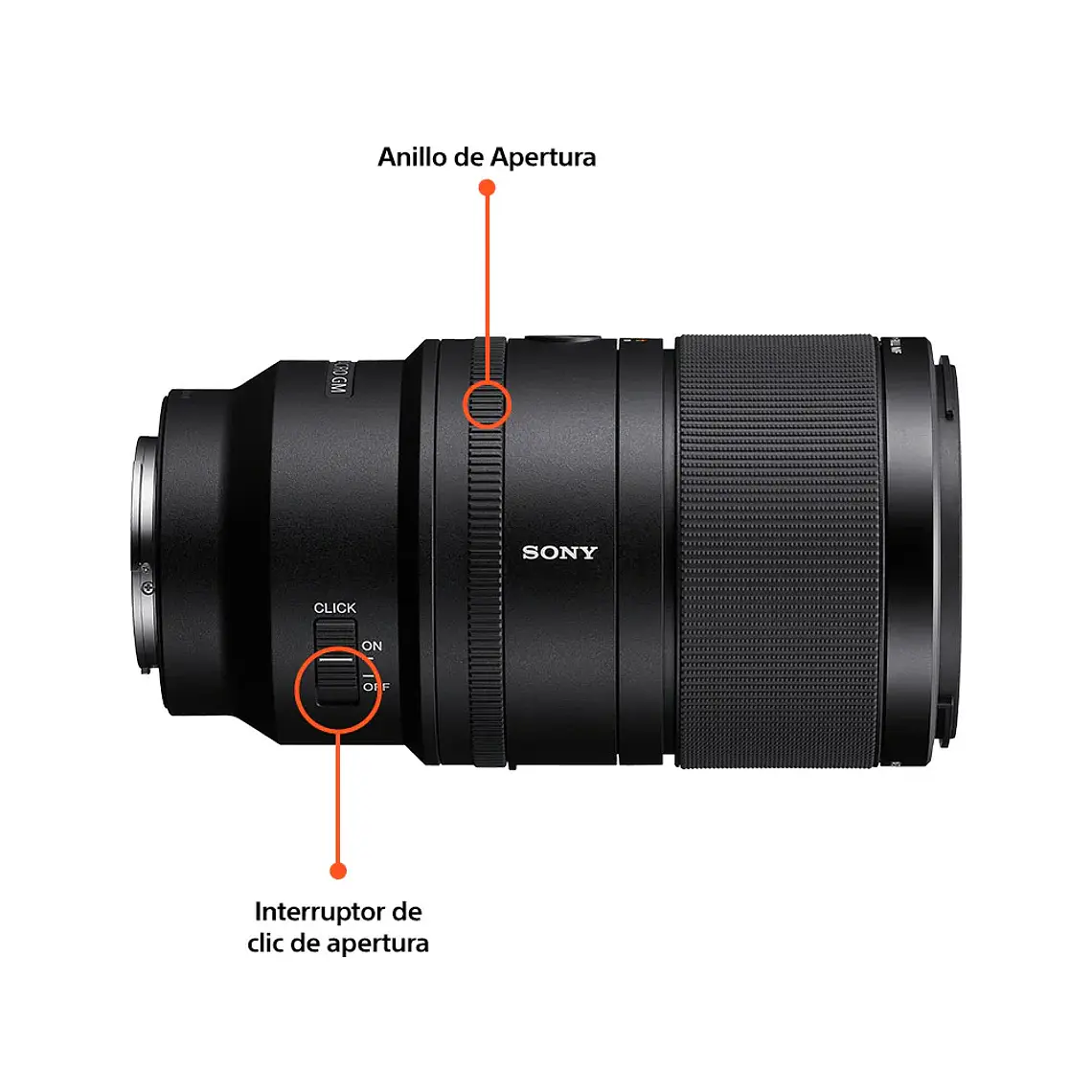 Sony FE 100 mm F2.8 Macro GM OSS Lente Semi Teleobjetivo - SEL100M28GM.SOLA  8
