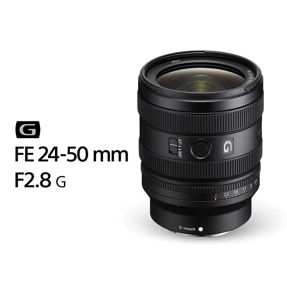Sony FE 24-50 mm F2.8 G Lente Zoom Angular – Normal - SEL2450G.SOLA  2