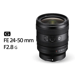 Sony FE 24-50 mm F2.8 G Lente Zoom Angular – Normal - SEL2450G.SOLA 