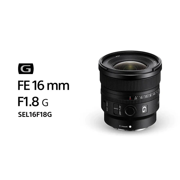Sony FE 16 mm F1.8 G Lente Gran Angular Muy Luminoso - SEL16F18G.SOLA 2