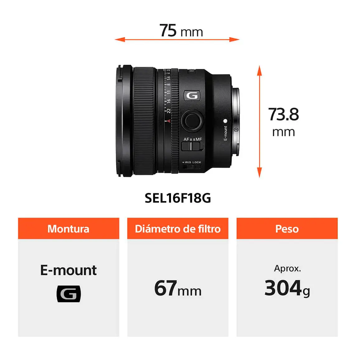 Sony FE 16 mm F1.8 G Lente Gran Angular Muy Luminoso - SEL16F18G.SOLA 3