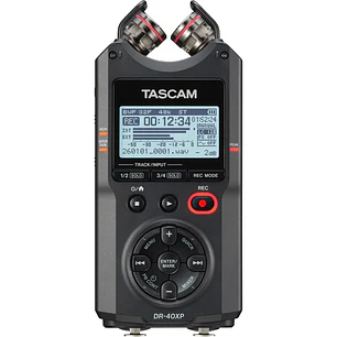 Tascam DR-40XP Grabadora 32 bits Flotantes con Interfaz USB-C y Micrófonos Ajustables