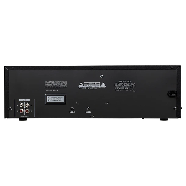 Tascam CD-A580 Reproductor de Casete/CD y reproductor/grabador USB 2
