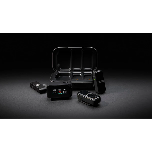 Rode Wireless Micro Micrófono Inalámbrico Doble Pro System Para Cámaras y Dispositivos Móviles, 2.4 GHz 2