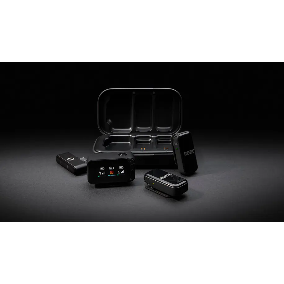 Rode Wireless Micro Micrófono Inalámbrico Doble Pro System Para Cámaras y Dispositivos Móviles, 2.4 GHz 2