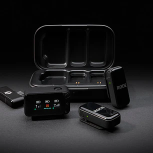 Rode Wireless Micro Micrófono Inalámbrico Doble Pro System Para Cámaras y Dispositivos Móviles, 2.4 GHz