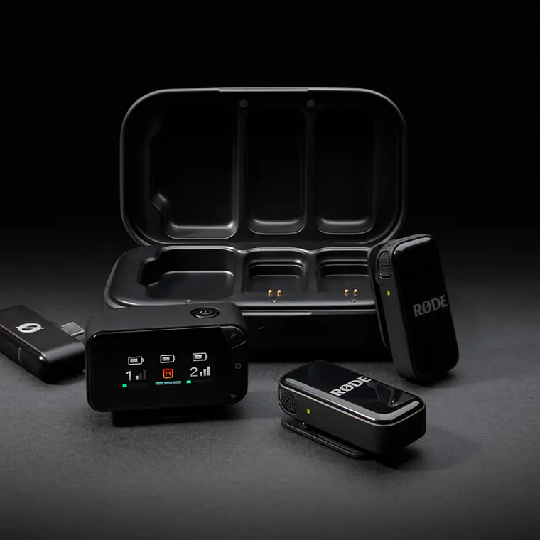 Rode Wireless Micro Micrófono Inalámbrico Doble Pro System Para Cámaras y Dispositivos Móviles, 2.4 GHz 2