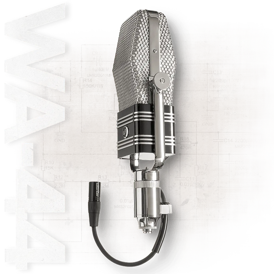 Warm Audio WA44 - Micrófono a cinta, con Warm Lifter 1