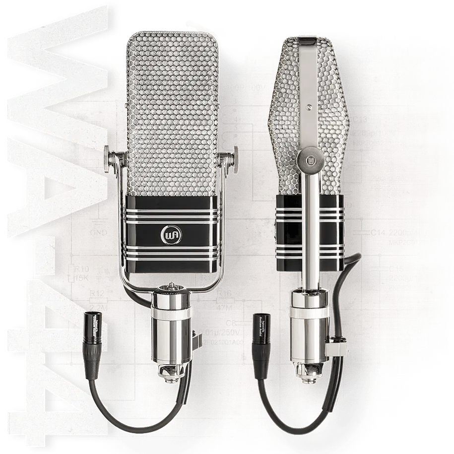 Warm Audio WA44 - Micrófono a cinta, con Warm Lifter 2