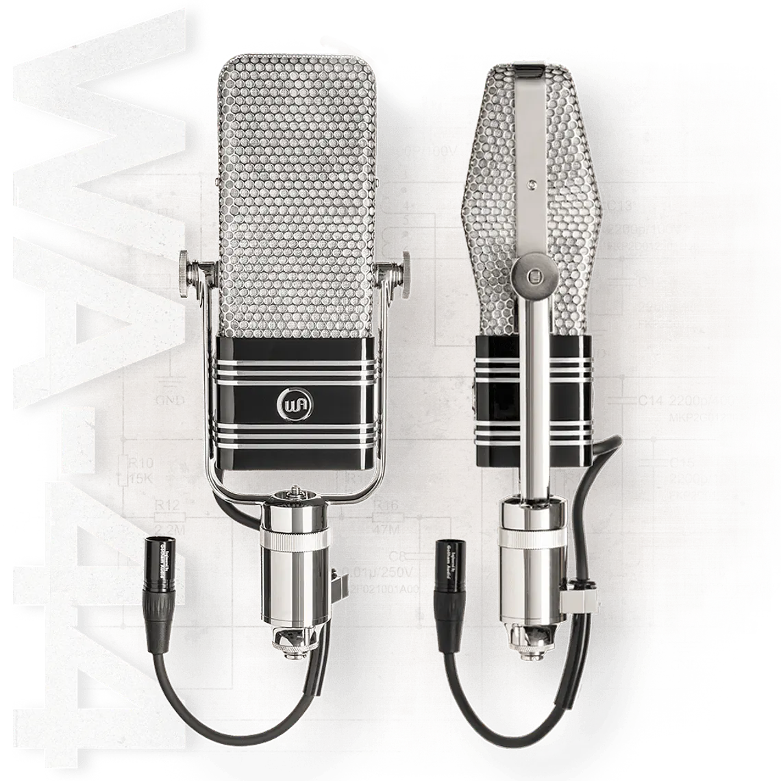 Warm Audio WA44 - Micrófono a cinta, con Warm Lifter 2