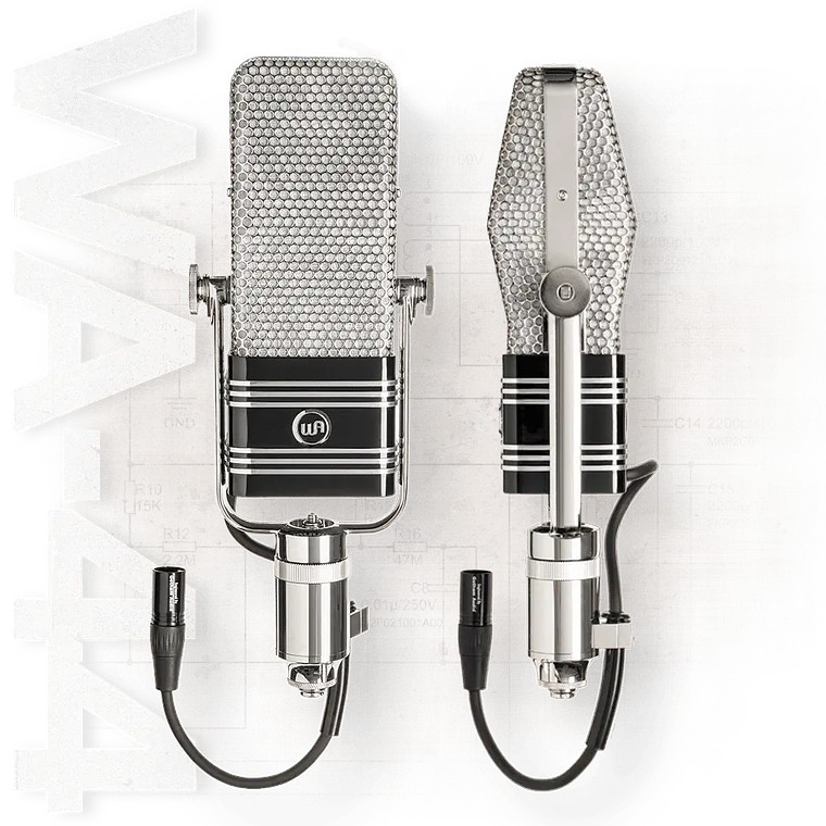 Warm Audio WA44 - Micrófono a cinta, con Warm Lifter 2