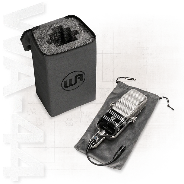 Warm Audio WA44 - Micrófono a cinta, con Warm Lifter 3