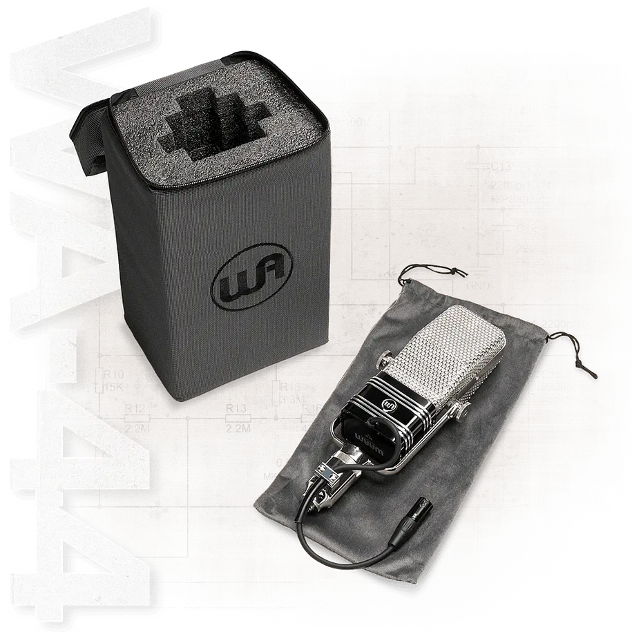Warm Audio WA44 - Micrófono a cinta, con Warm Lifter 3