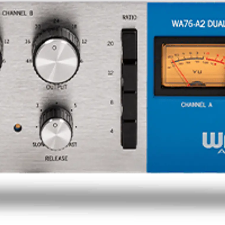 Warm Audio WA76-A2 Compresor FET discreto de doble canal con sonido vintage 1