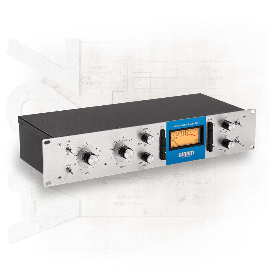 Warm Audio WA76-A2 Compresor FET discreto de doble canal con sonido vintage 2