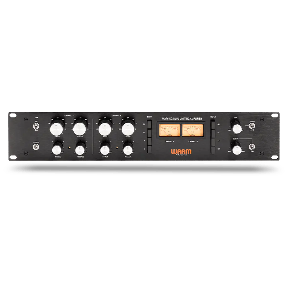 Warm Audio WA76-D2 Compresor FET discreto de ganancia limpia de doble canal 1