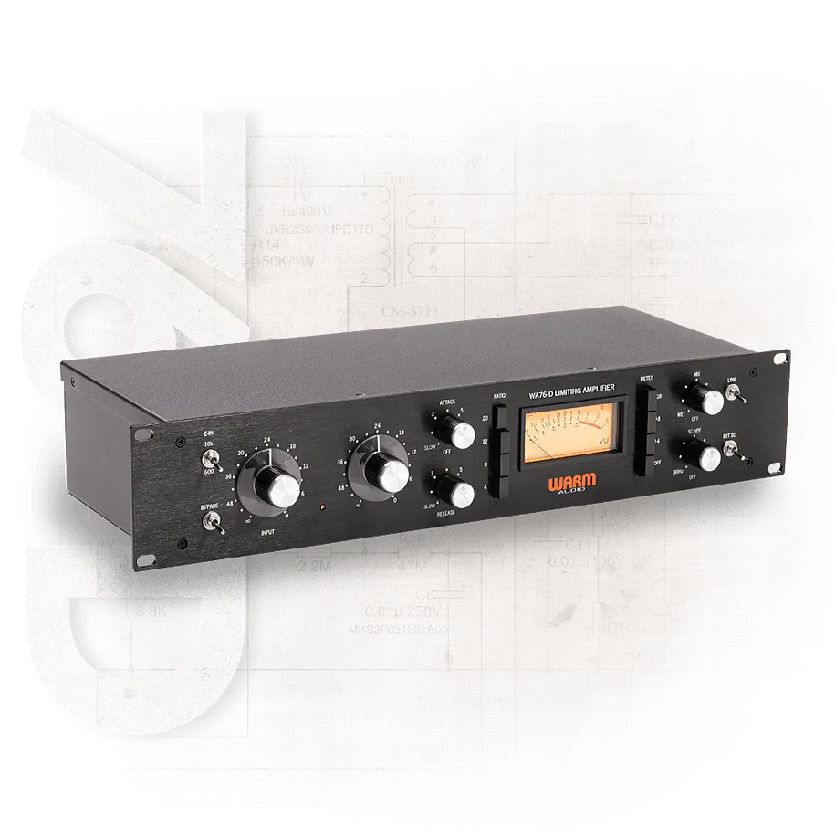 Warm Audio WA76-D2 Compresor FET discreto de ganancia limpia de doble canal 2